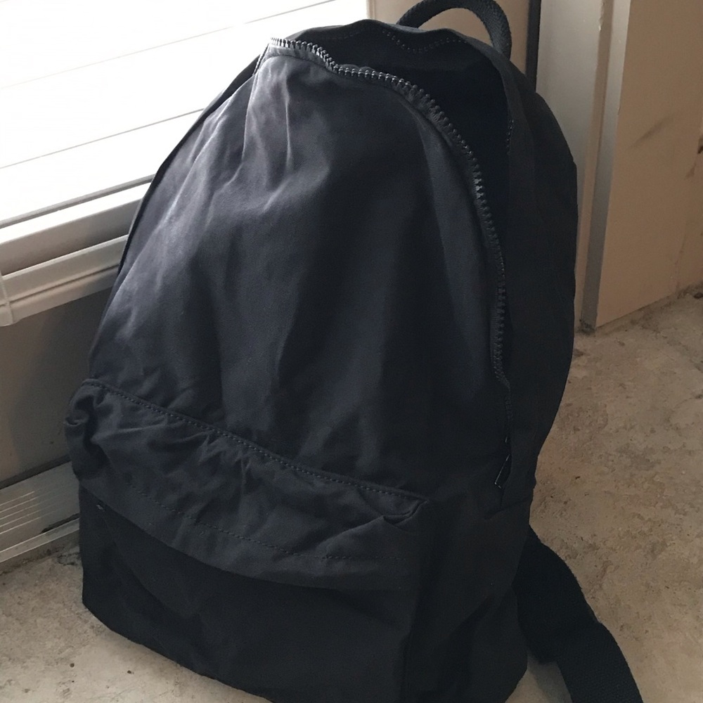 Brandy Melville John galt black cotton backpack